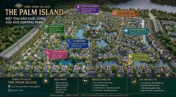 biệt thự đảo ecopark vinh